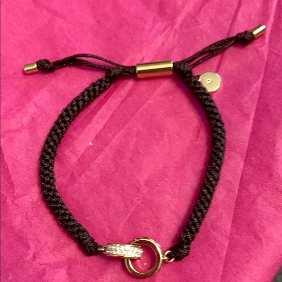 MK Macrame Cord Pave Bracelet - Picture 5 of 5